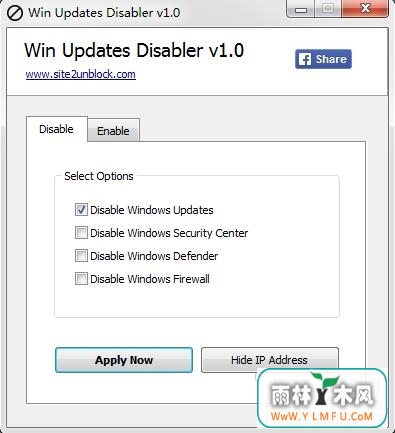Win Updates Disabler(WindowsԶ¹) V1.0ɫ
