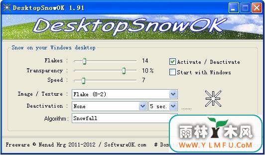 DesktopSnowOK V2.77 Ʈѩ V2.77 