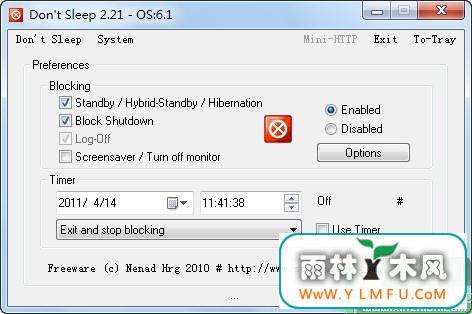 Dont Sleep(ֹϵͳػ)V3.64ɫ V3.64