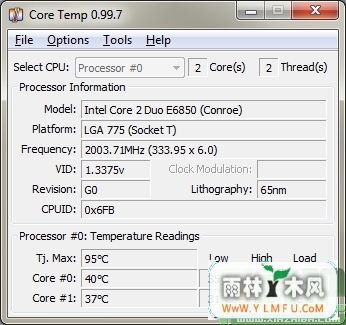 Core Temp(CPU⹤)V0.99.7.10ɫ(x64λ)