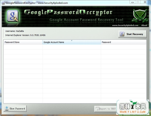 GooglePasswordDecryptor(ȸϵ鿴) V1.7 ɫ