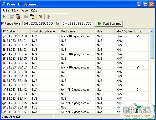 Free IP Scanner(ѵIPɨ) V1.8 ɫ