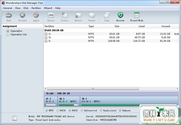 Wondershare Disk Manager(̷)V1.0.0.9Ѱ