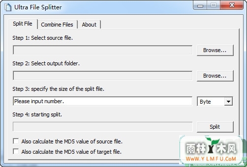 Ultra File Splitter(ļи)V4.0ɫ V4.0