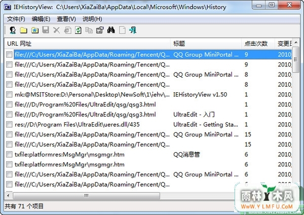 IEHistoryView(IEʷ鿴) V1.62 ɫ  V1.62
