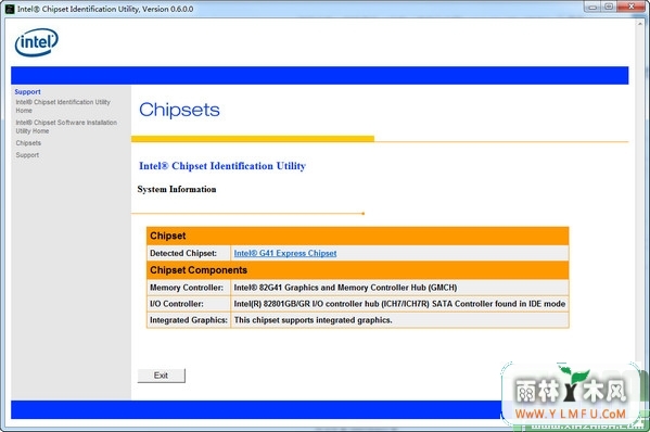 Intel Chipset Identification Utility(ӢضоƬʶʵó)V6.0.0ɫ