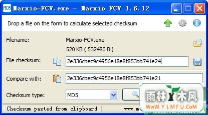 Marxio File Checksum Verifier(ļУ鹤)V1.6.12ɫ
