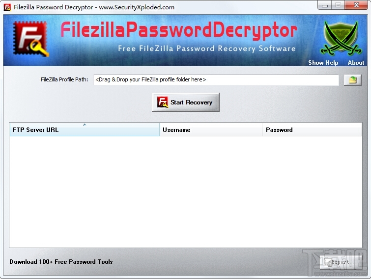 Filezilla Password Decryptor(Filezillaָ) V3.0ٷ