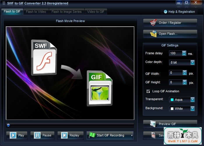 SWF-AVI-GIF Converter (ƵתGIF) V2.3ٷ
