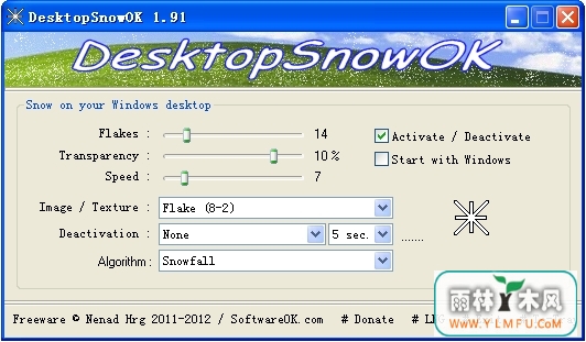 DesktopSnowOK V2.82 Ʈѩ