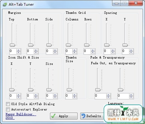 Alt+Tab Tuner(WIN7лڵ)V1.0.1.1 ɫ
