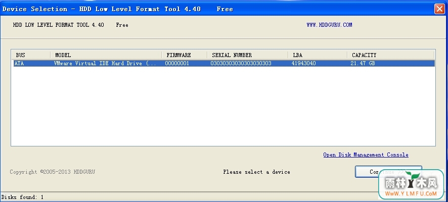 Hard Disk Low level format tool(Ӳ̵ͼʽ) V4.40ٷ