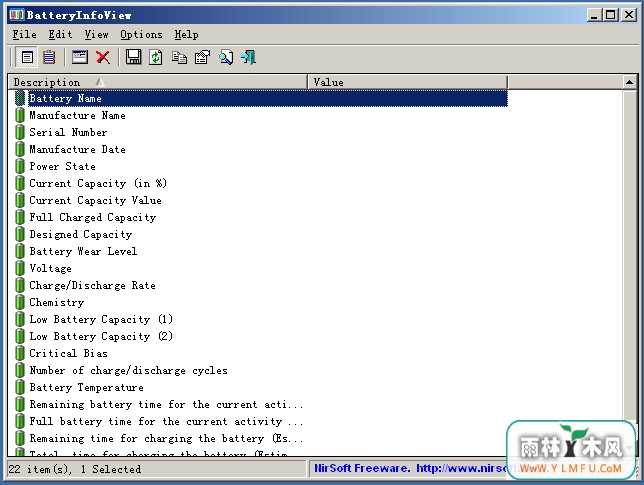 BatteryInfoView(״̬鿴) V1.22ɫİ
