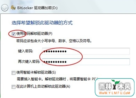 用计算机给u盘加锁要设置什么?