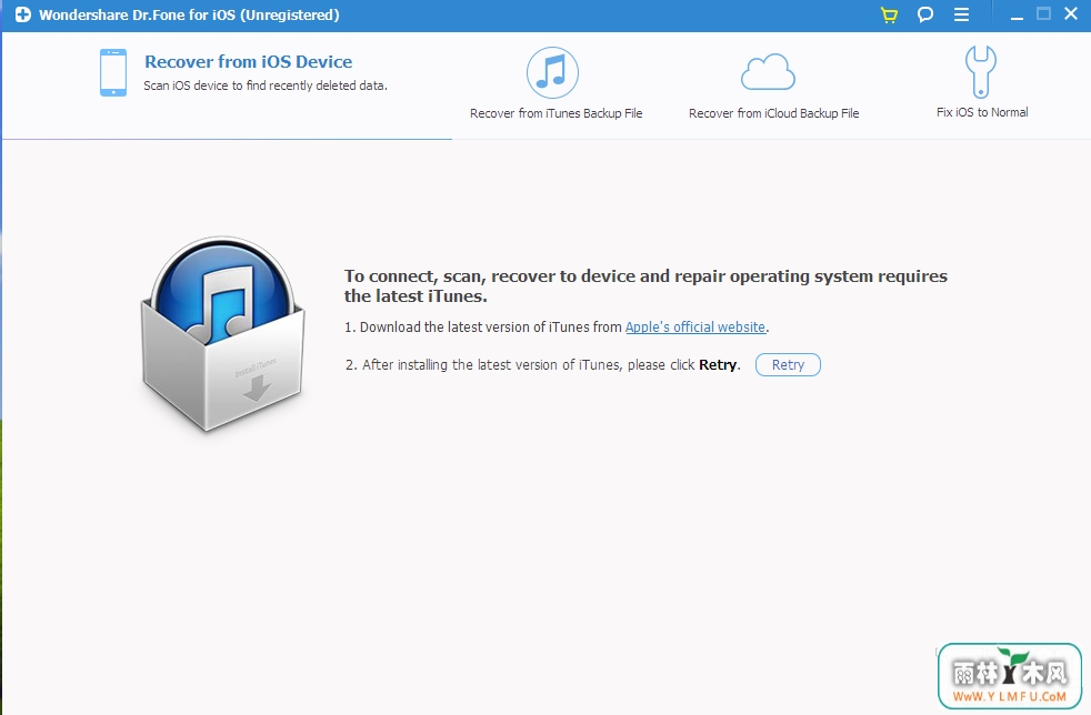 Wondershare Dr.Fone for iOS(ƻݻָ) v6.2.0 ٷ