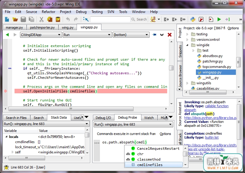 Wing IDE Professional 5.1.5 ٷ(PythonIDE)