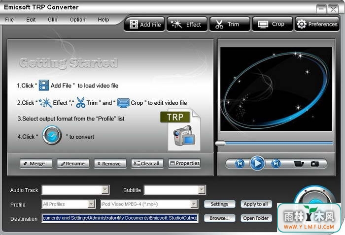 Emicsoft TRP Converter(Emicsoft TRP Converterٷ)V1.0.0ٷ