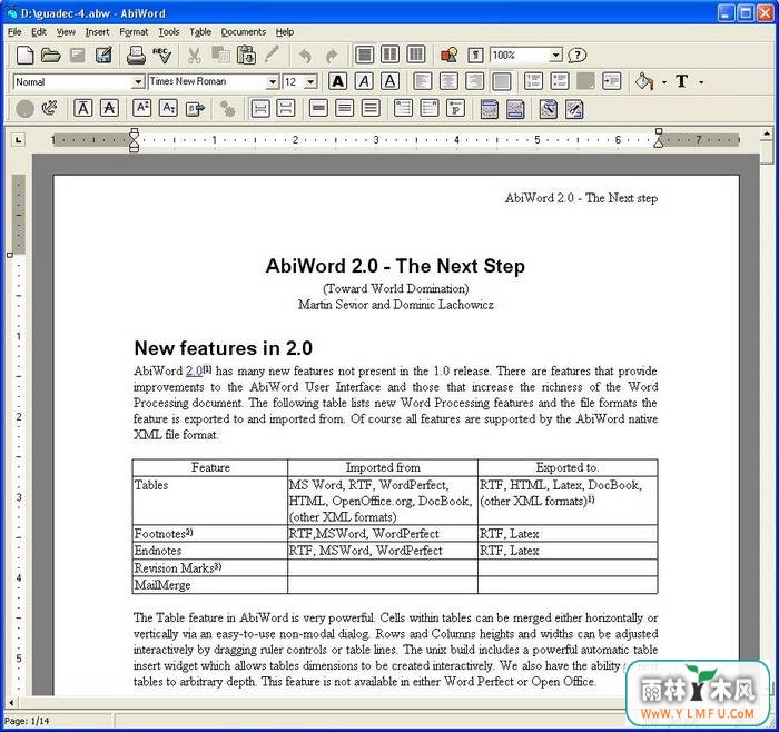 AbiWord multi language Development(AbiWord multi language Developmentٷ)V2.9.4