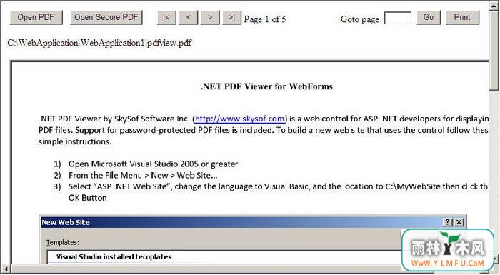 .NET PDF Viewer for WebForms V1.0.0ٷ