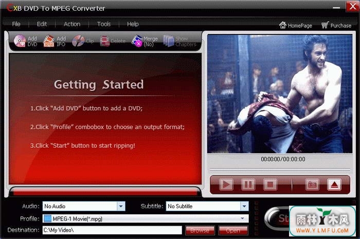CXBSoft DVD To MPEG ConverterٷV1.0.0ٷ