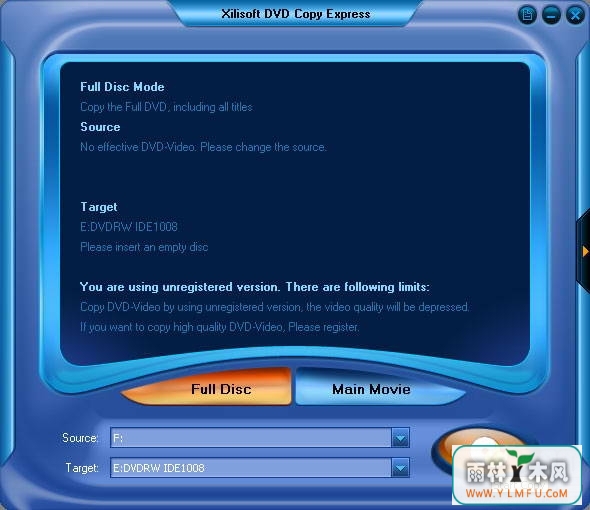 Xilisoft DVD Copy Express(DVDƹ)V2.0.2.20130128ٷ