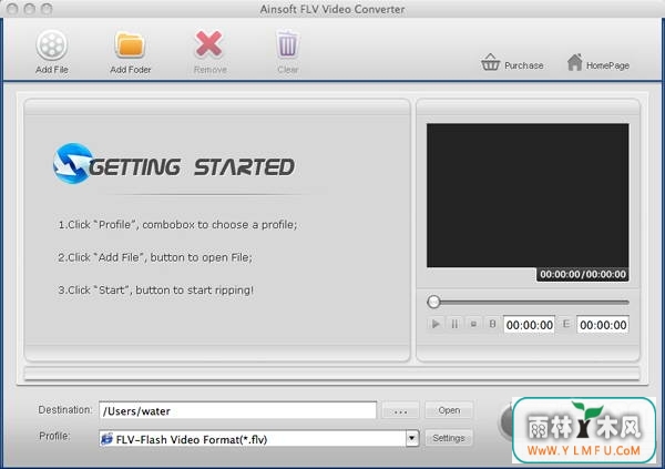 AinSoft FLV Video Converter for Mac(ƵתΪFLVƵʽ) V1.0.1ٷ