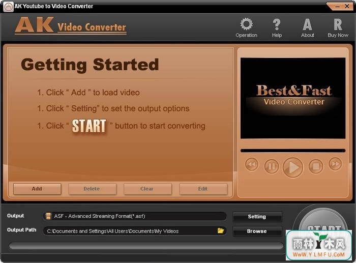 AK YouTube to Video Converter(Ƶת)ٷ V2010.05.12