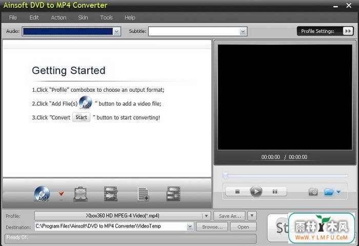 Ainsoft DVD to MP4 Converter(Ƶת)V1.0.1.47ٷ