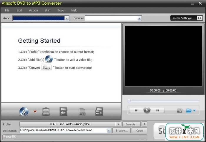 Ainsoft DVD to MP3 Converter(Ƶת)V1.0.1.47ٷ