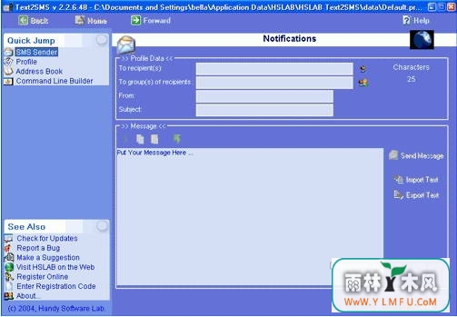 HSLAB Text2SMS(Ź)V2.2ٷ