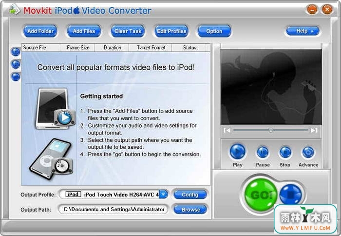 MovKit iPod Video Converter (MovKit iPod Video Converterٷ)V4.0.5 build 200805