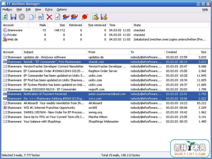 EF Mailbox Manager(ԶPop3)V8.4ٷ V8.4