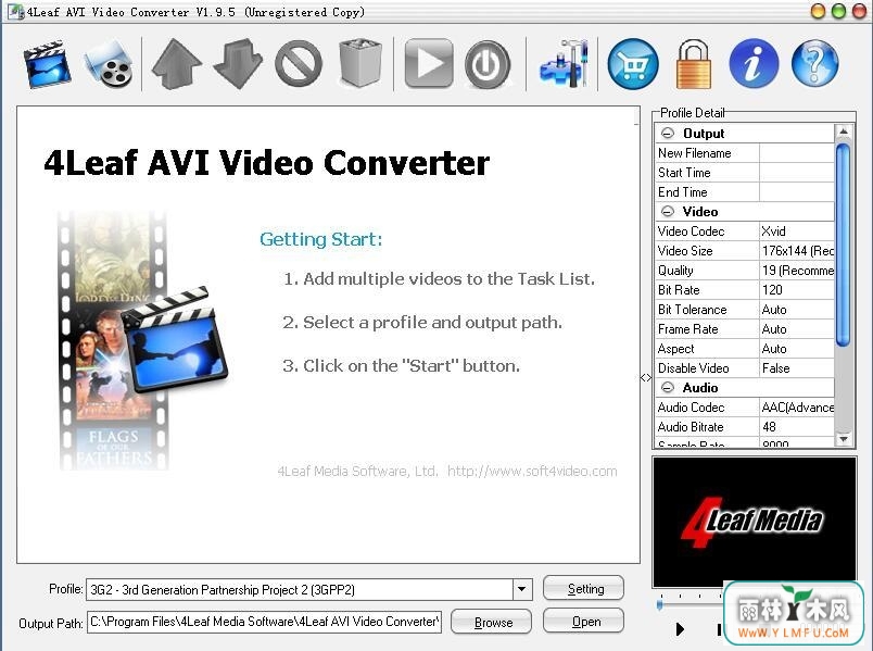 4Leaf AVI Video Converter(aviʽת)V1.9.5ٷ