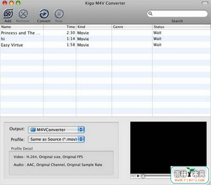 Kigo M4V Converter(Kigo M4V Converterٷ)V1.0.0ٷ