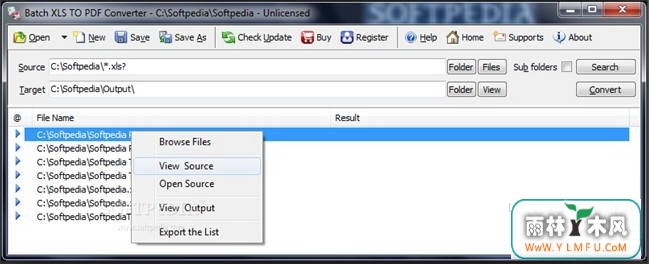 Batch XLS To PDF ConverterٷV1.0.0ٷ