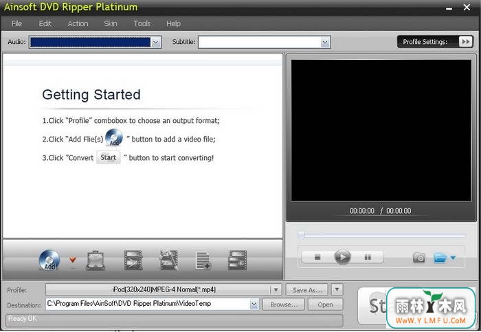 Ainsoft DVD Ripper Platinum(dvdʽת)V1.0.0ٷ 1.0