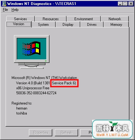 Windows NT 4.0 Service Pack EnglishV6aٷ