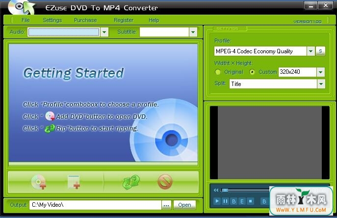 Ezuse DVD to MP4 ConverterٷV1.00ٷ