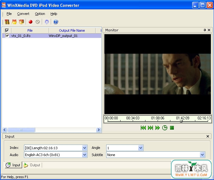 Winxmedia DVD iPod Video Converter(DVDתiPodƵ)V3.25ٷ