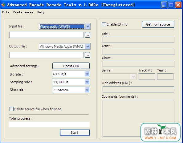 Advanced Encode Decode Tools(MP3תļ)V1.062eٷ