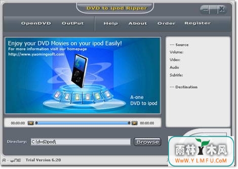 A-one DVD to iPod Ripper(ƵתΪiPodʽ)V7.6.3ٷ