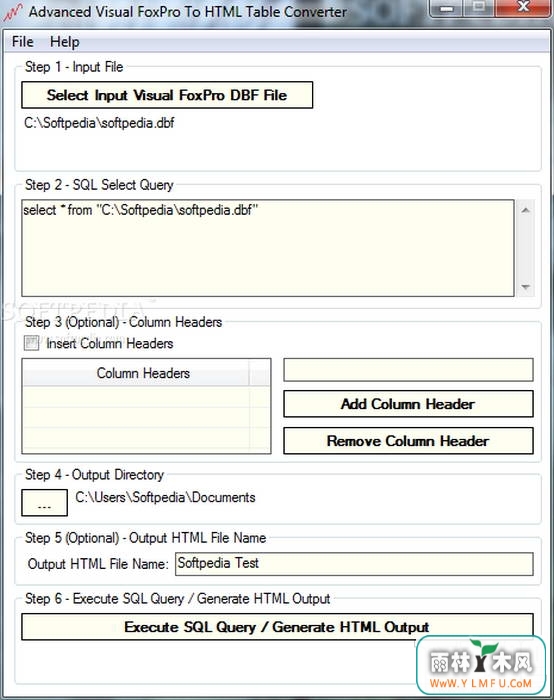 Advanced Visual Fox Pro To HTML Table Converter(ݿת)V1.0.0ٷ