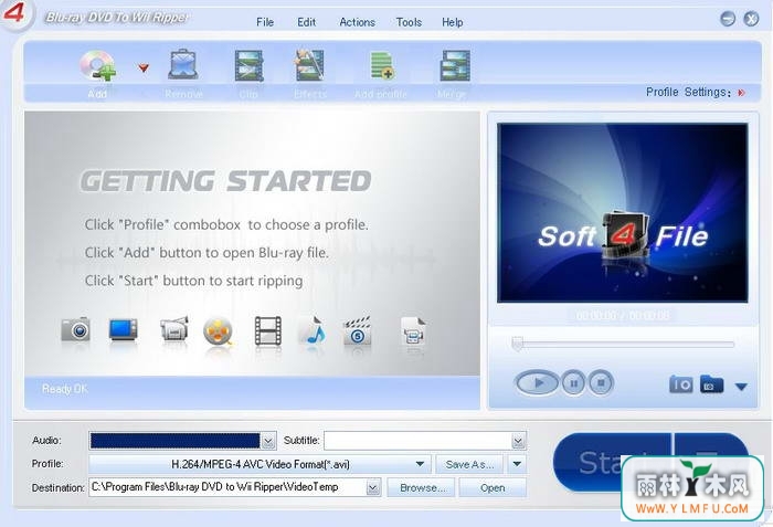 Soft4File Blu-ray DVD to Wii Ripper(DVDWiiת)V3.6ٷ