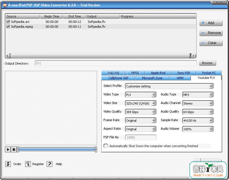 A-one iPod PSP 3GP Video ConverterV1.0.0ٷ