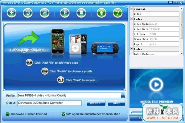 Amadis DVD to Zune Converter(DVDתΪMP4ʽƵ)V1.0.0ٷ