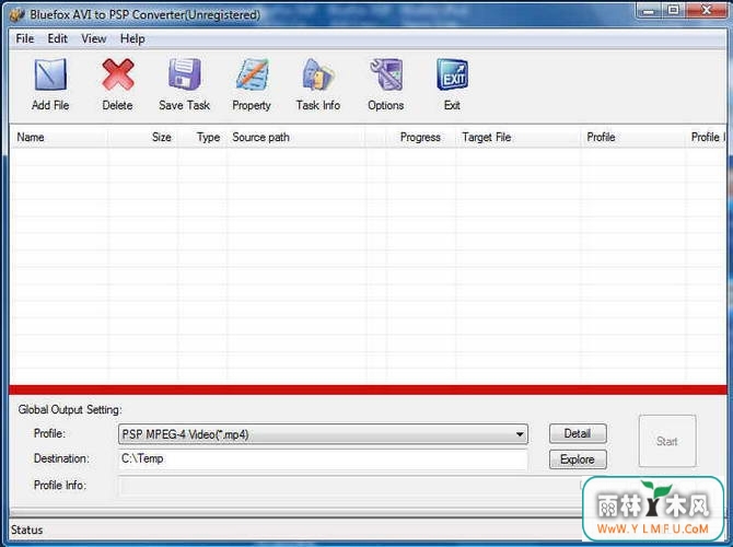 Bluefox AVI to PSP Converter(AVIתPSPתٷ)V1.0.0ٷ