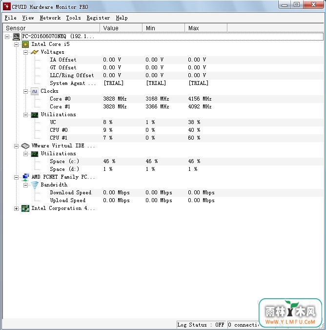 HWMonitor Pro64λ(CPU) V1.26.0ɫ  V1.26.0