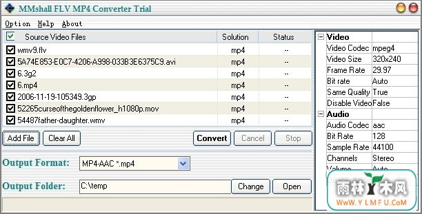 MMshall FLV MP4 Video Converter(FLV MP4תٷ)V1.60ٷ 1.6