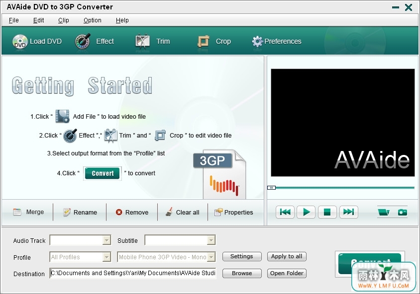 AVAide DVD To 3GP Converter(DVDת3GPתٷ)V1.0.0ٷ V1.0.0