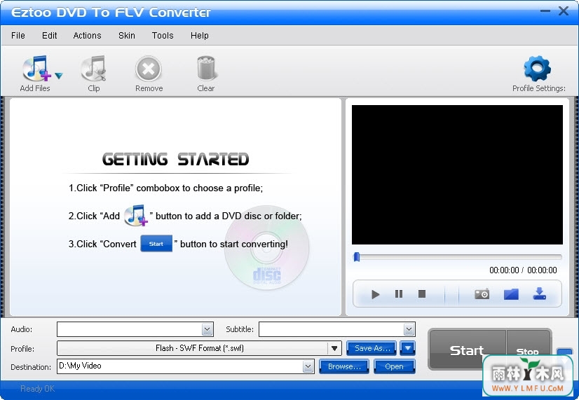 Eztoo DVD To FLV Converter(DVDתFLVתٷ)V1.0.0ٷ 2.6.3